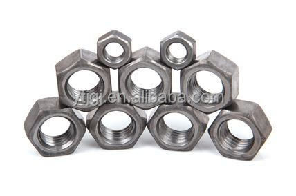 Todos os tamanhos de aço inoxidável de carbono Nuts hexadecimais pesados personalizáveis DIN934 com DIN padrão