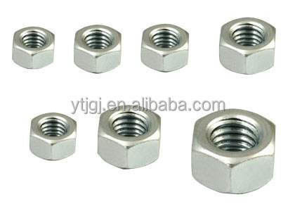 Todos os tamanhos de aço inoxidável de carbono Nuts hexadecimais pesados personalizáveis DIN934 com DIN padrão