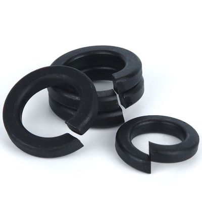 Limpeza em preto de aço de lavagem plana de nível espessado lavagem de mola aberta DIN127
