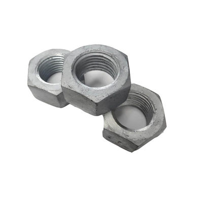 Galvanização por imersão a quente Din 934 Noz acabamento polido grau 8.8 aço carbono Hex Noz