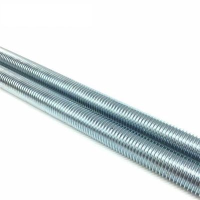 Fino de zinco M4-M48 A2-70 A4-70 Aço inoxidável aço galvanizado aço carbono parafuso roscado