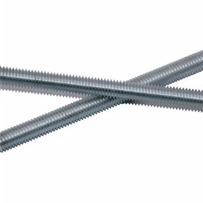 Fino de zinco M4-M48 A2-70 A4-70 Aço inoxidável aço galvanizado aço carbono parafuso roscado