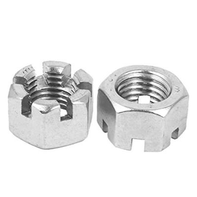 DIN935 Amêndoas com ranhuras Hex Amêndoas de castelo com ranhuras Grau 4.8/8.8/10.9/12.9Ect Padrão DIN
