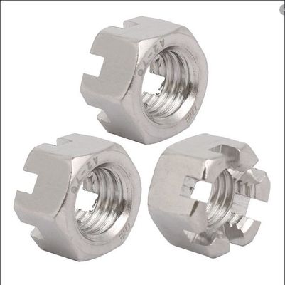 DIN935 Amêndoas com ranhuras Hex Amêndoas de castelo com ranhuras Grau 4.8/8.8/10.9/12.9Ect Padrão DIN