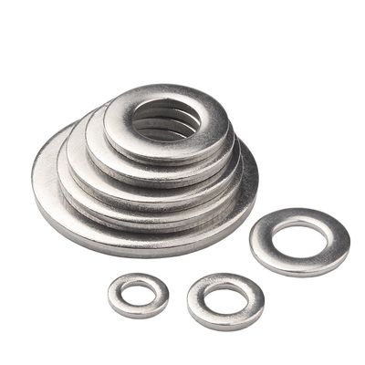 Flat Spring Steel Spacer Thin Flat 304 inoxidável Din7989 Din988 Din125 Lavadoras revestidas com zinco aço cobre