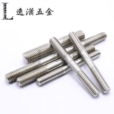 Finish Zinc aço inoxidável A4-70 A2-70 Stud parafuso DIN9674 Rod roscado aço carbono plano