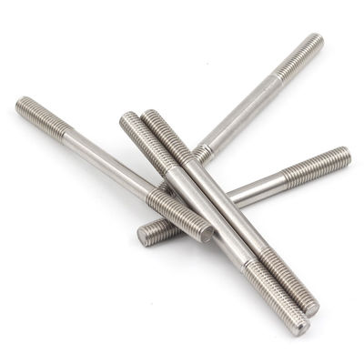 Finish Zinc aço inoxidável A4-70 A2-70 Stud parafuso DIN9674 Rod roscado aço carbono plano