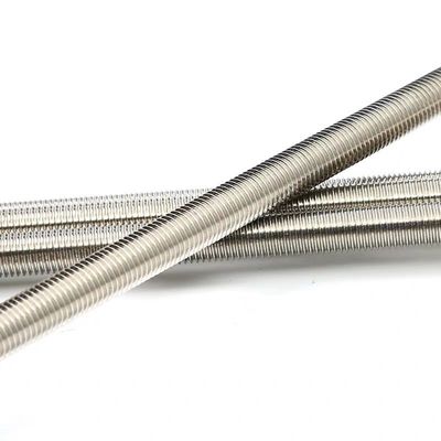 Finish Zinc aço inoxidável A4-70 A2-70 Stud parafuso DIN9674 Rod roscado aço carbono plano