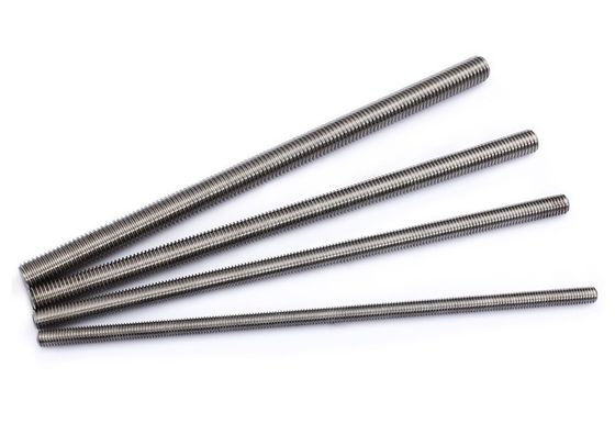 Finish Zinc aço inoxidável A4-70 A2-70 Stud parafuso DIN9674 Rod roscado aço carbono plano