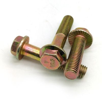 Lâmina do parafuso de flange hexadecimal de titânio 3 mm-500 mm M3-M64 para indústria do petróleo e do gás