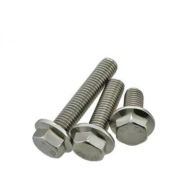 Lâmina do parafuso de flange hexadecimal de titânio 3 mm-500 mm M3-M64 para indústria do petróleo e do gás
