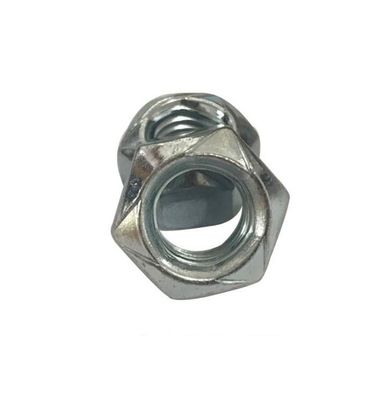 ISO9001 Certificado ZINC Finish Hexagon Point Lock Nuts DIN980V para fixação segura