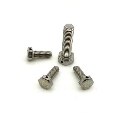 Eixo hexagonal com o buraco para o alfinete Cotter no meio da cabeça ou no final M3-M100 DIN ANSI Standard