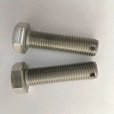 Eixo hexagonal com o buraco para o alfinete Cotter no meio da cabeça ou no final M3-M100 DIN ANSI Standard