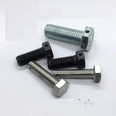 Eixo hexagonal com o buraco para o alfinete Cotter no meio da cabeça ou no final M3-M100 DIN ANSI Standard