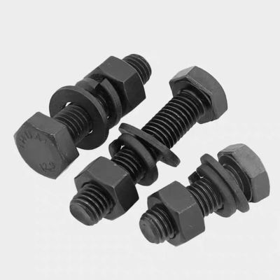 MM10-MM500 Parafusos de cabeça hexadecimal de acabamento simples, porcas e lavadoras de Handan DIN933 DIN931