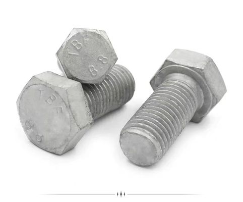 ISO9001 2008 Certificado de Alta Força Hex Bolto Grau 8.8 DIN933 DIN931 Fabricação
