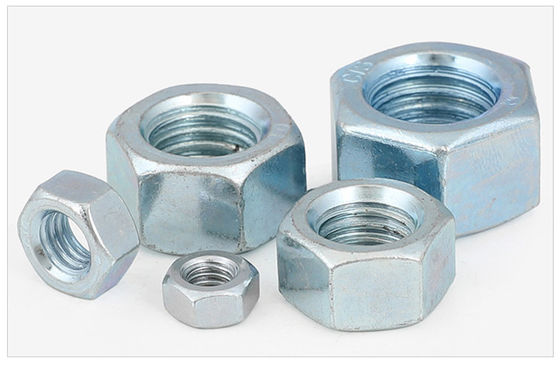 Medida métrica Métrica ISO Din Hexagon Nut com revestimento de zinco preto DIN 934