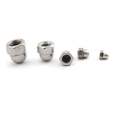 Aço carbono métrico DIN 1587 Hexagon Flange End Domed Acorn Nuts M6 Dome Nut
