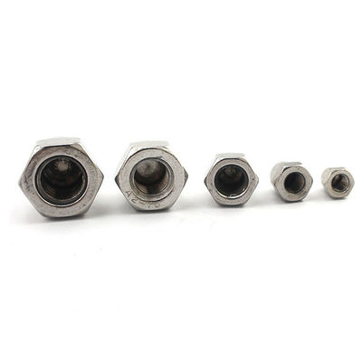 Aço carbono métrico DIN 1587 Hexagon Flange End Domed Acorn Nuts M6 Dome Nut