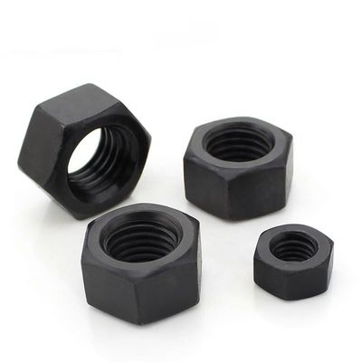 Grau 4.8/ 8.8/ 10.9/ 12.9 Nozes hexadecimais de aço carbono M3 a M100 para a indústria do petróleo e do gás