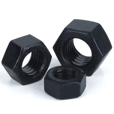 Grau 4.8/ 8.8/ 10.9/ 12.9 Nozes hexadecimais de aço carbono M3 a M100 para a indústria do petróleo e do gás