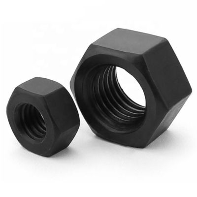 Grau 4.8/ 8.8/ 10.9/ 12.9 Nozes hexadecimais de aço carbono M3 a M100 para a indústria do petróleo e do gás