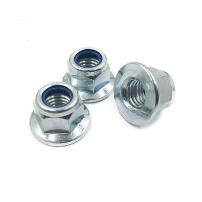 M2-M100 Hex Flange Nylock Nut Fornecimento direto Melhor com Zn HDG Finish Plain Negro