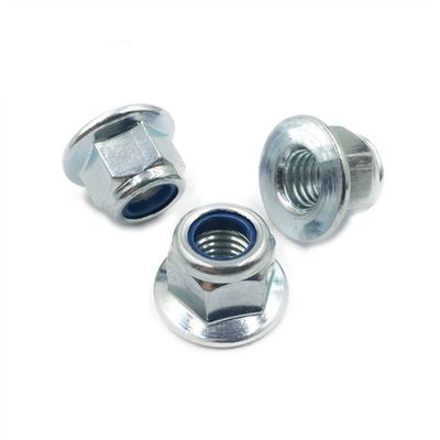 M2-M100 Hex Flange Nylock Nut Fornecimento direto Melhor com Zn HDG Finish Plain Negro