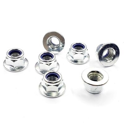 M2-M100 Hex Flange Nylock Nut Fornecimento direto Melhor com Zn HDG Finish Plain Negro