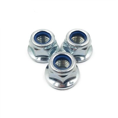 M2-M100 Hex Flange Nylock Nut Fornecimento direto Melhor com Zn HDG Finish Plain Negro