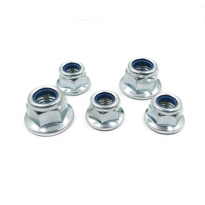 M2-M100 Hex Flange Nylock Nut Fornecimento direto Melhor com Zn HDG Finish Plain Negro