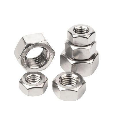 Aço inoxidável revestido com zinco amarelo SS304 SS316 A2 A4 70 80 Hex Nut DIN934 Direct