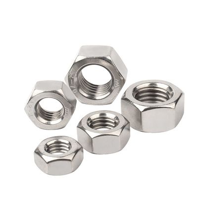 Aço inoxidável revestido com zinco amarelo SS304 SS316 A2 A4 70 80 Hex Nut DIN934 Direct