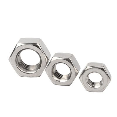 Aço inoxidável revestido com zinco amarelo SS304 SS316 A2 A4 70 80 Hex Nut DIN934 Direct