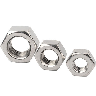 Aço inoxidável revestido com zinco amarelo SS304 SS316 A2 A4 70 80 Hex Nut DIN934 Direct