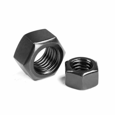 Fixação direta de óxido negro personalizado acabamento DIN934 Hex Nut para aço carbono / inoxidável