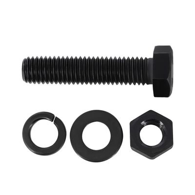 Feito de alta resistência Grau 8.8 Hex Bolto e Lavadora de Nozes Heavy Hex Bolto com acabamento preto