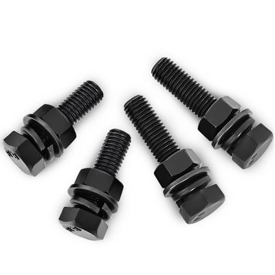 Feito de alta resistência Grau 8.8 Hex Bolto e Lavadora de Nozes Heavy Hex Bolto com acabamento preto