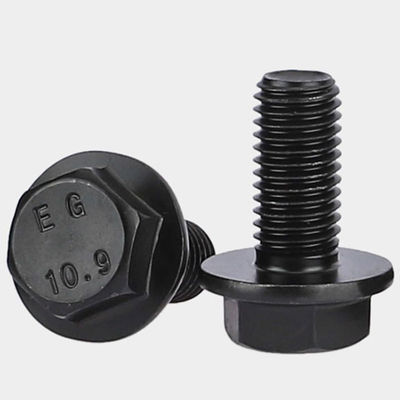 Bolinhos de flange hexadecimal de aço carbono certificado ISO9001 DIN 6921 para várias indústrias