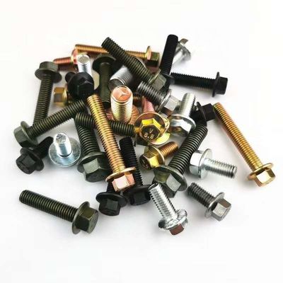 Bolinhos de flange hexadecimal de aço carbono certificado ISO9001 DIN 6921 para várias indústrias