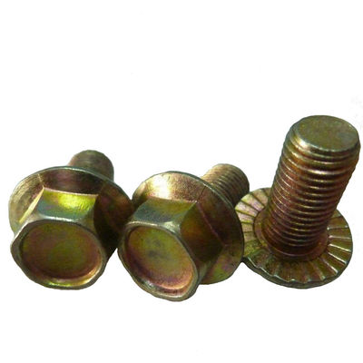 Bolinhos de flange hexadecimal de aço carbono certificado ISO9001 DIN 6921 para várias indústrias