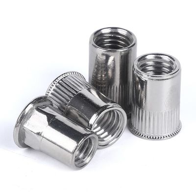 DIN7340 Nozes de rivetas de rivetagem cego e de aço inoxidável de fixação directa