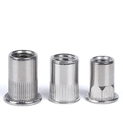 DIN7340 Nozes de rivetas de rivetagem cego e de aço inoxidável de fixação directa