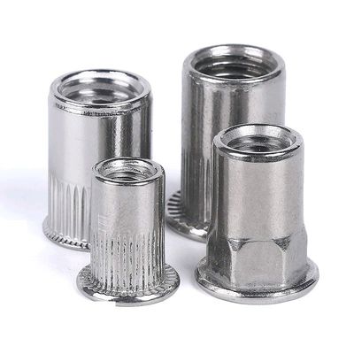 DIN7340 Nozes de rivetas de rivetagem cego e de aço inoxidável de fixação directa