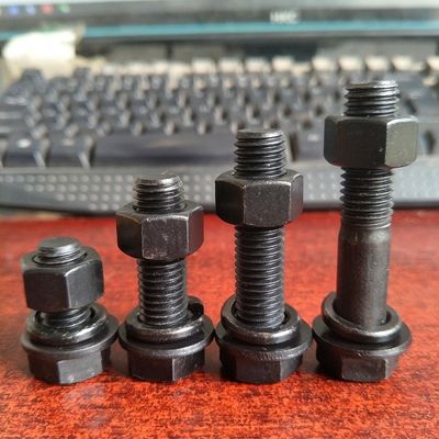 DIN933 parafuso hexadecimal e porca com lavadora Todos os tamanhos de fio padrão personalizados pela Perno Steel
