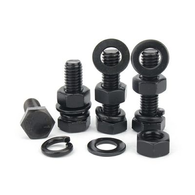 DIN933 parafuso hexadecimal e porca com lavadora Todos os tamanhos de fio padrão personalizados pela Perno Steel