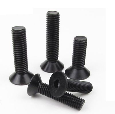 Finitura preta DIN 7991 contra-encosto Hexagon Socket Bolt com requisitos do cliente