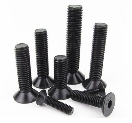Finitura preta DIN 7991 contra-encosto Hexagon Socket Bolt com requisitos do cliente