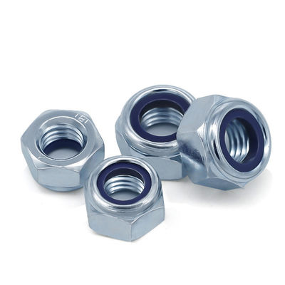 DIN985 Ferramenta de fixação galvanizada hexadecimal de bloqueio preto Grau 4.8/6.8/8.8/10.9/12.9
